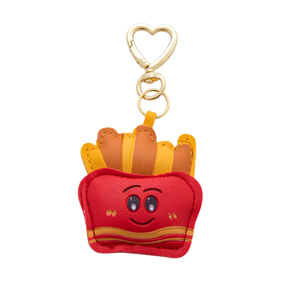 French Fry Key Chain Bag Charm PU Leather BC-21WB0229