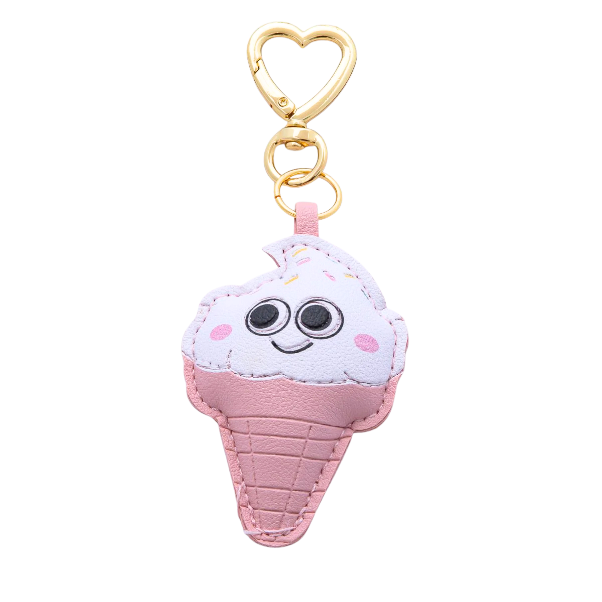 Ice Cream Key Chain Bag Charm PU Leather BC-21WB0230