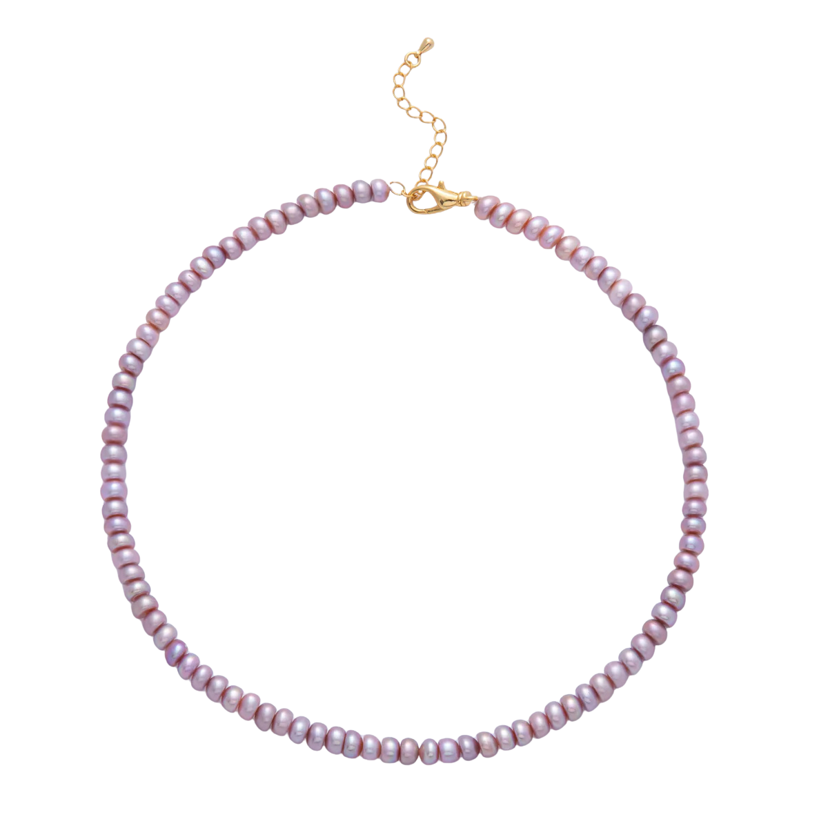 Purple Natural Shell Pearl Rondelle Bead NC-21WA4056