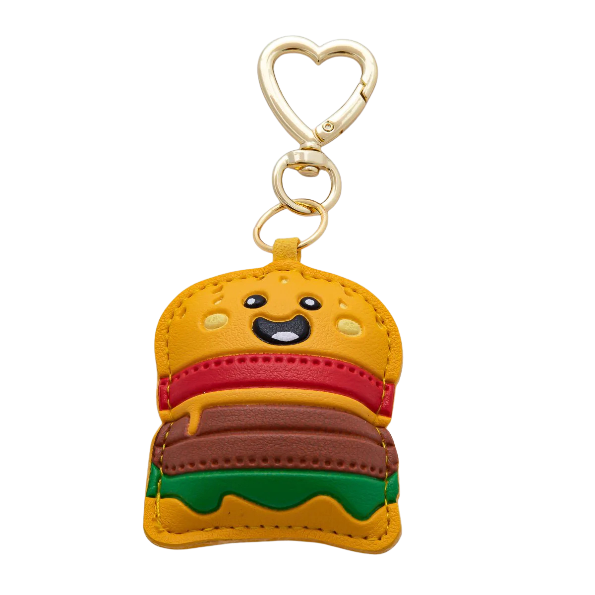 Hamburger 3D Key Chain Bag Charm PU Leather ✦ BC-21WB0233