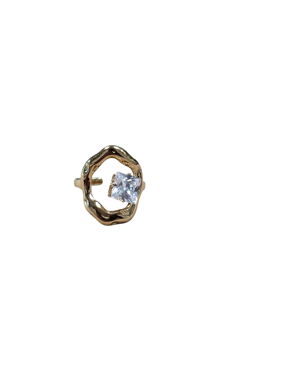 Abstract Square Diamond Ring RI-0349
