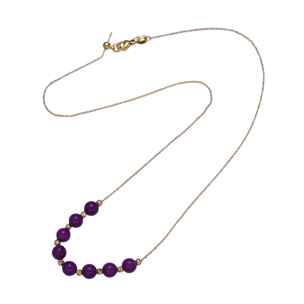 Gemstone Beads Chain Necklace NC-21WA1245 NC-21WA1256