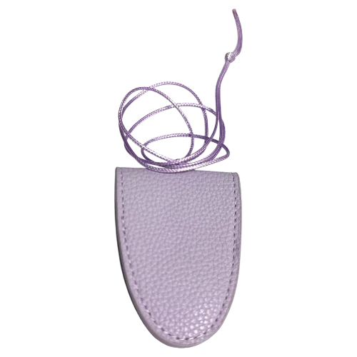 LAVENDER GLASSES LEATHER PU NECKLACE CARRIER AC-0003