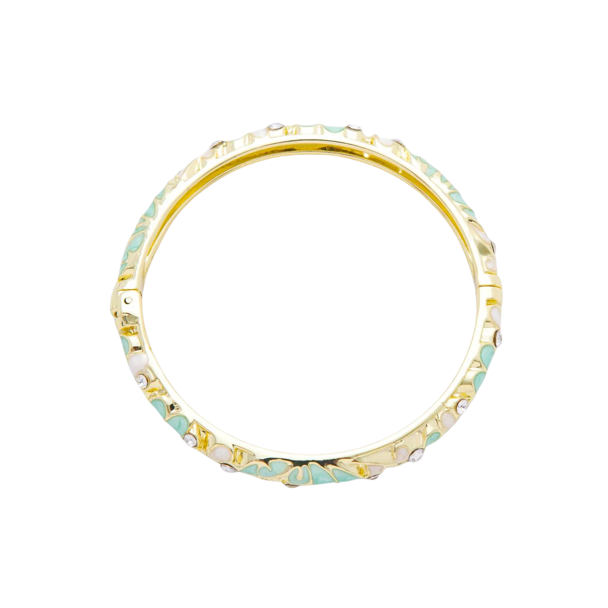 Artisan Floral Enamel Dainty Bangles