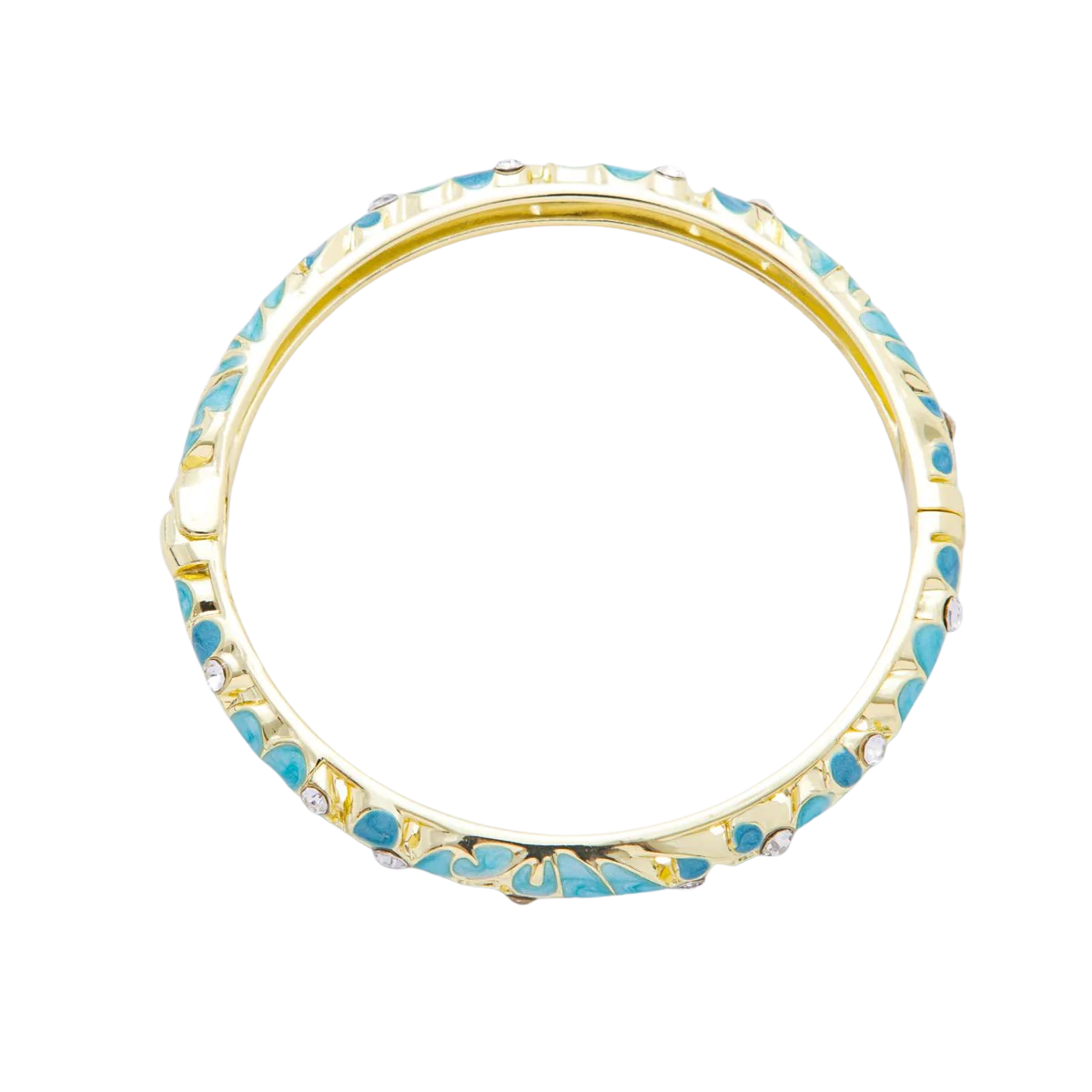 Artisan Floral Enamel Dainty Bangles