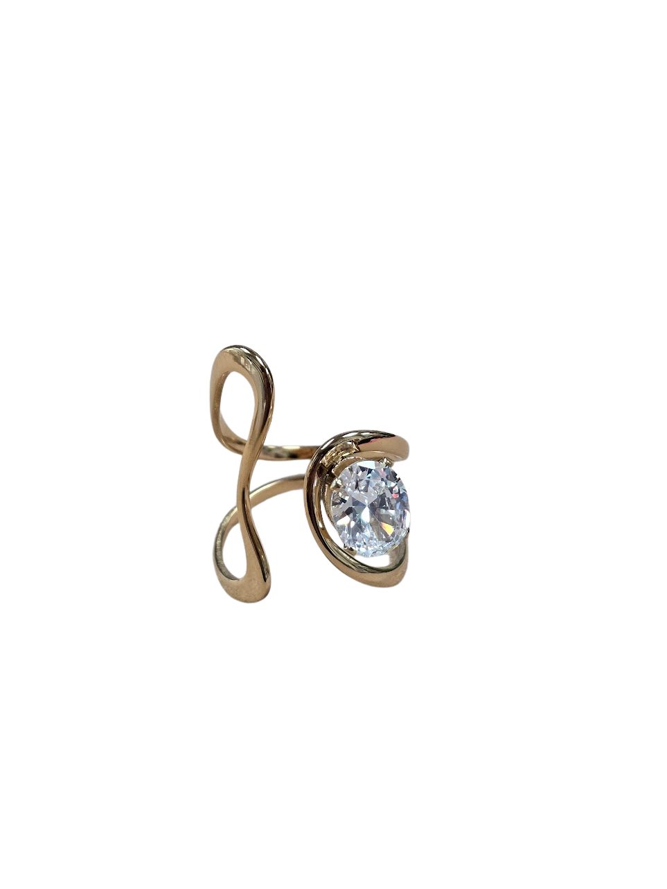 Abstract Diamond Ring RI-0340