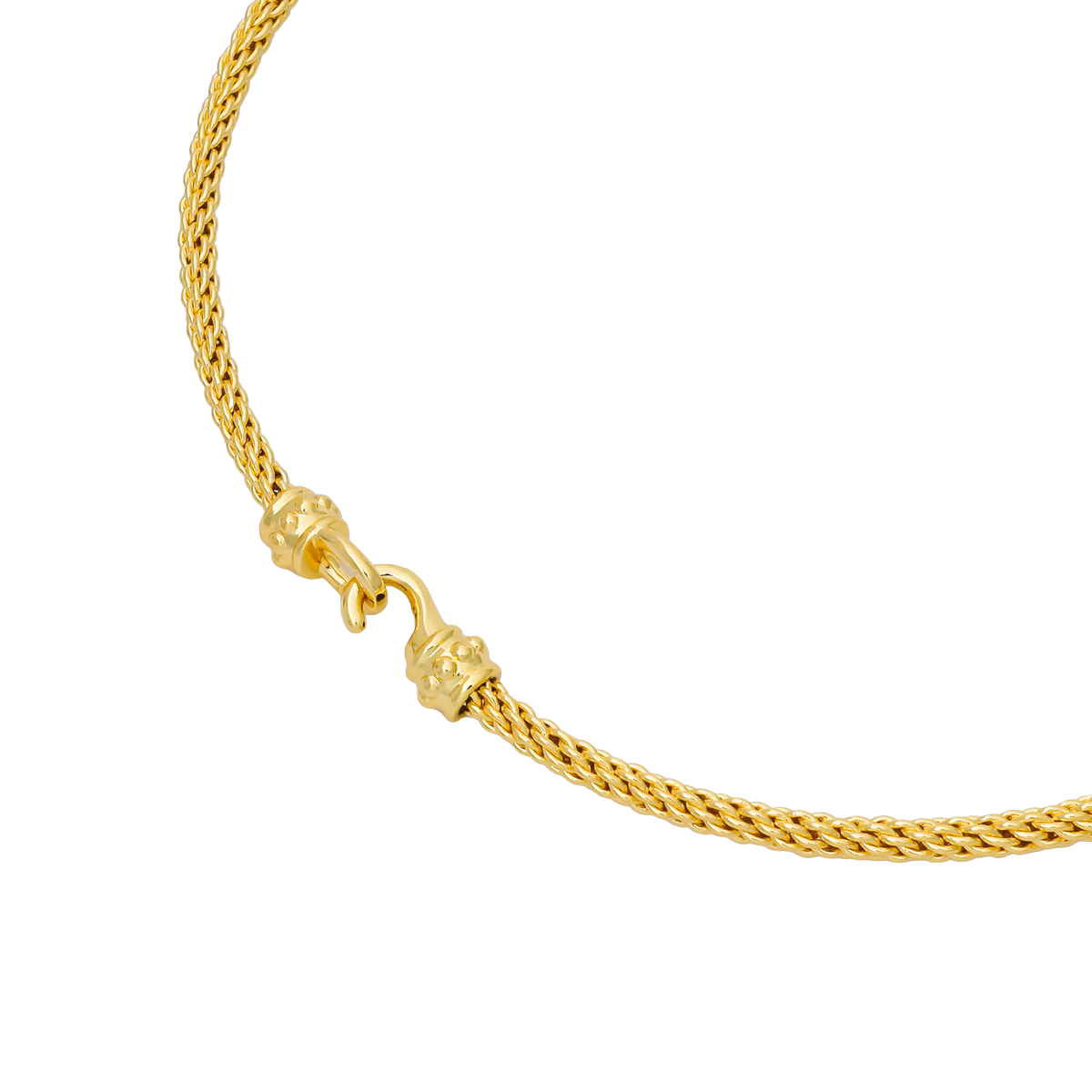 Twisted Rope Gold Necklace NC-21WA3900