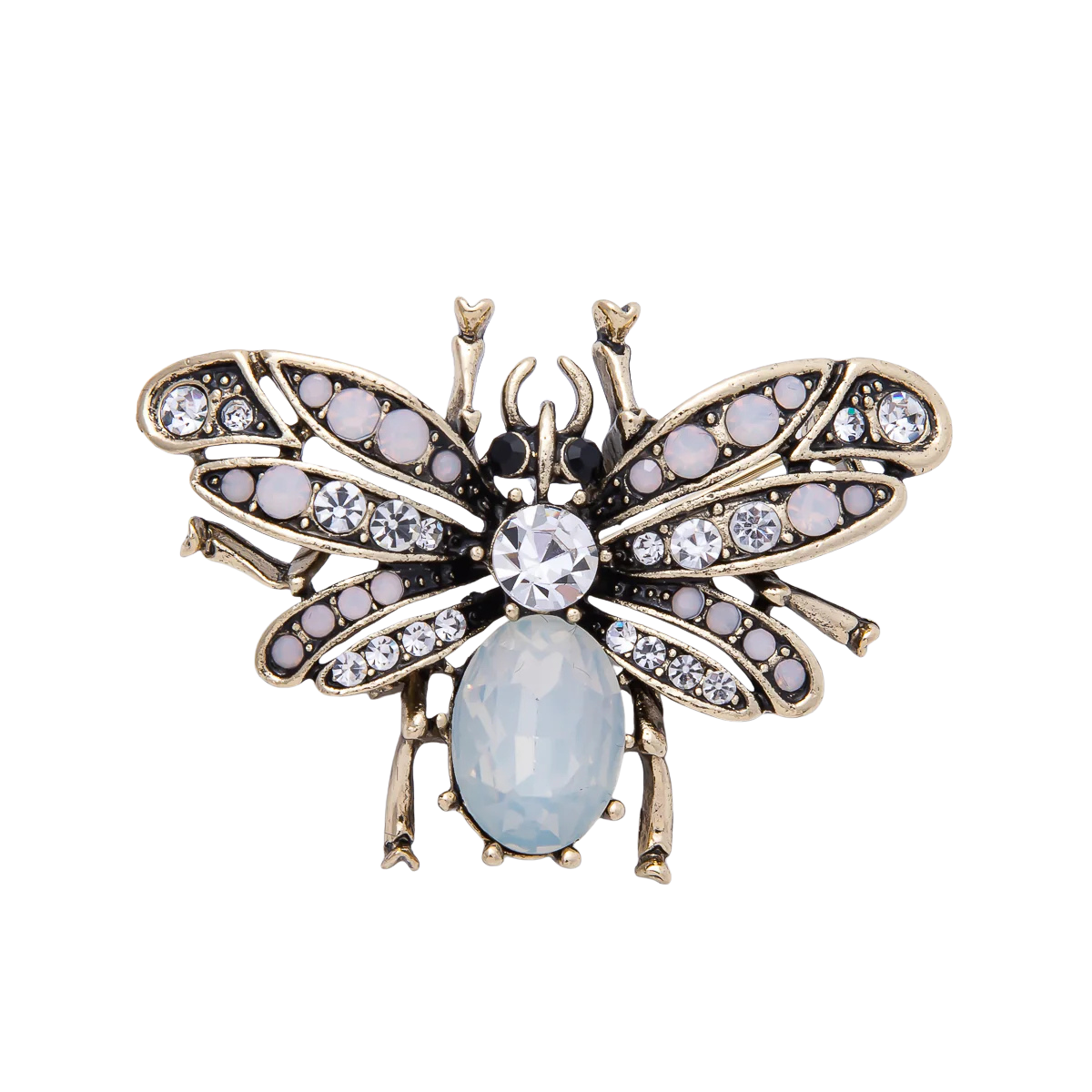 Diamond CZ Stone Jumbo Queen Bee Pin Brooch BH-21BH020