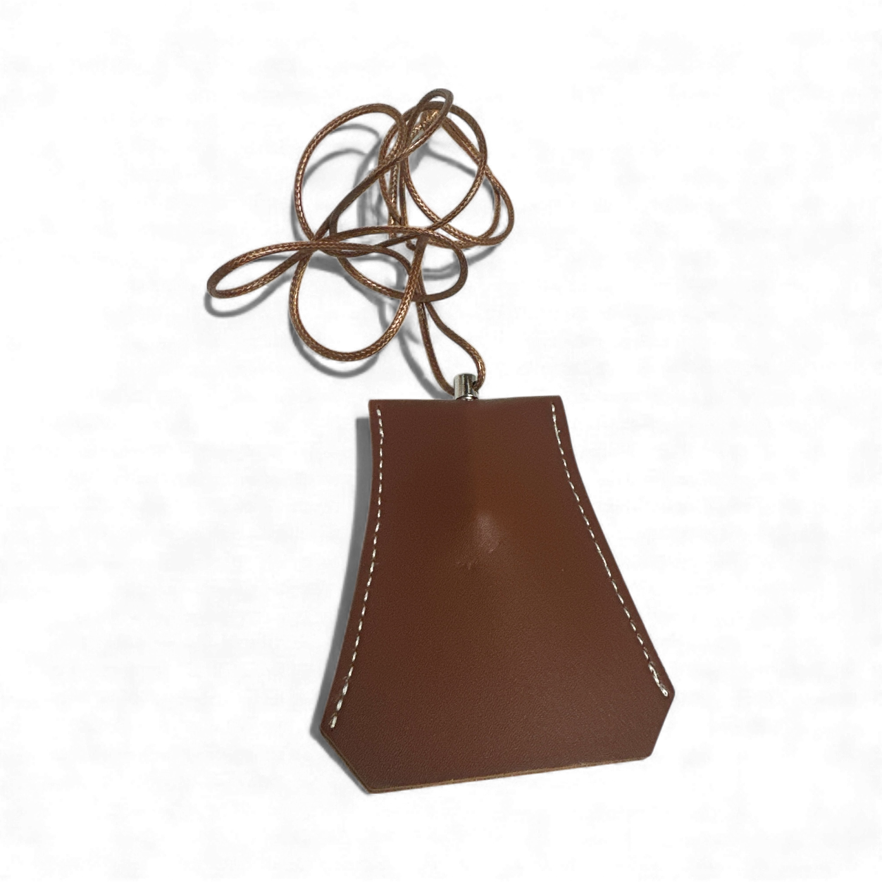 BROWN BELL KEY CHAIN LEATHER PU LANYARD AC-0019