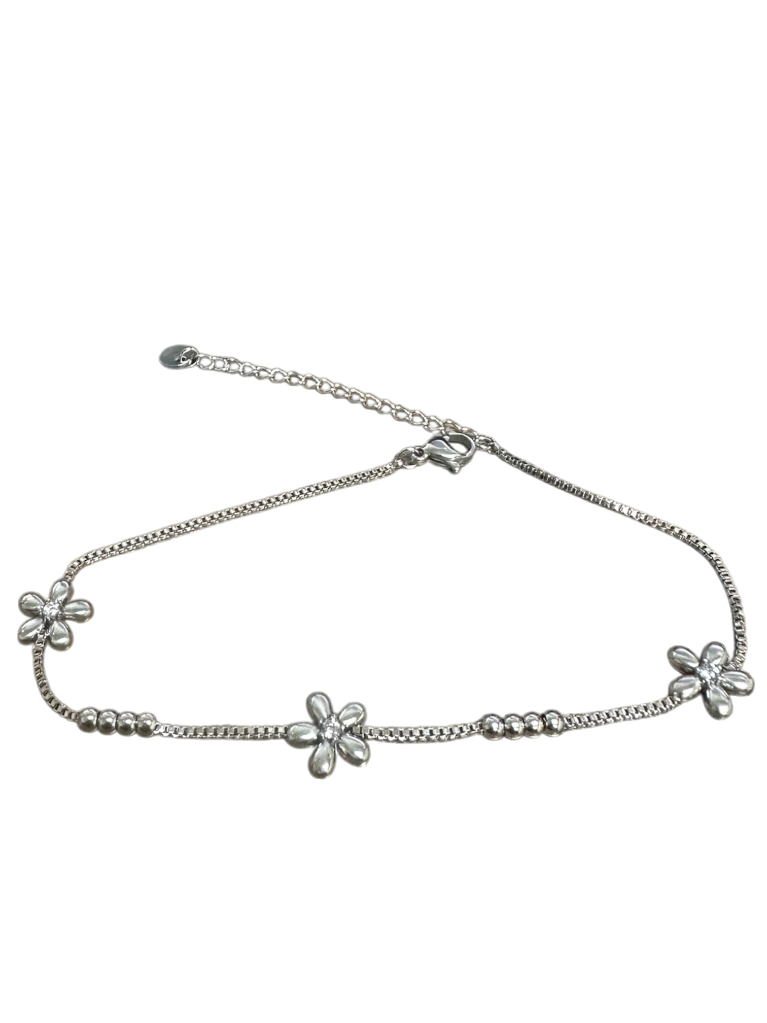 Flower charm Rollo chain Anklet  AN-0025 AN-0026