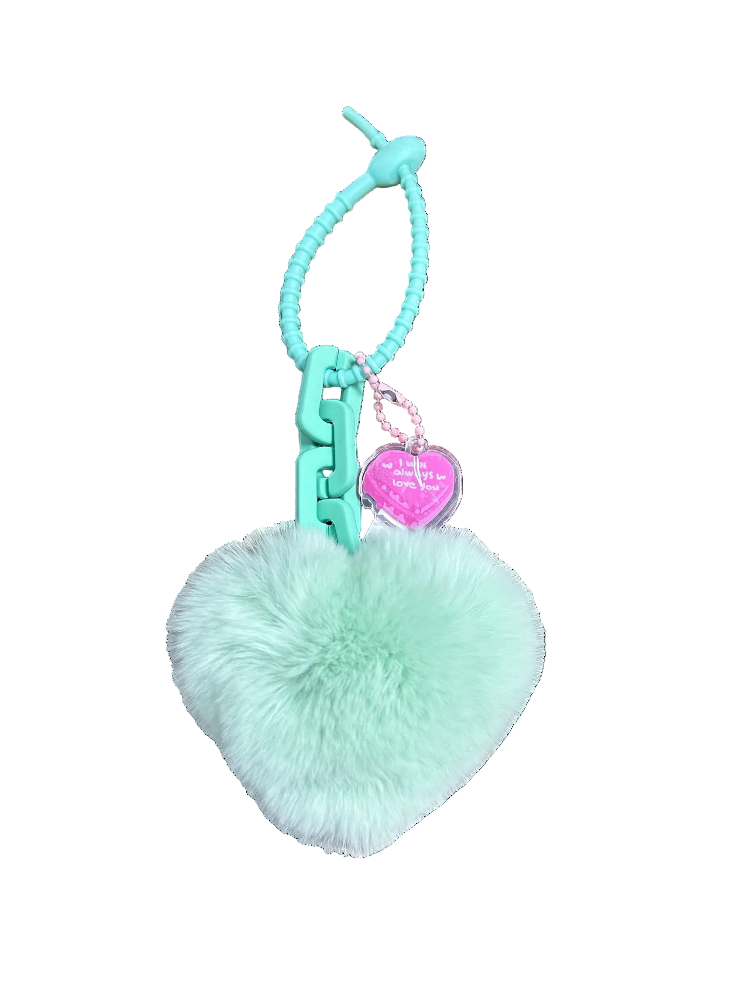 Heart Stuffy Bag Charm BC-21ACCE00001 - BC-21ACC00007