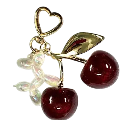 Ballon Iridescent Dog Cherry Bag Charm BC-2004
