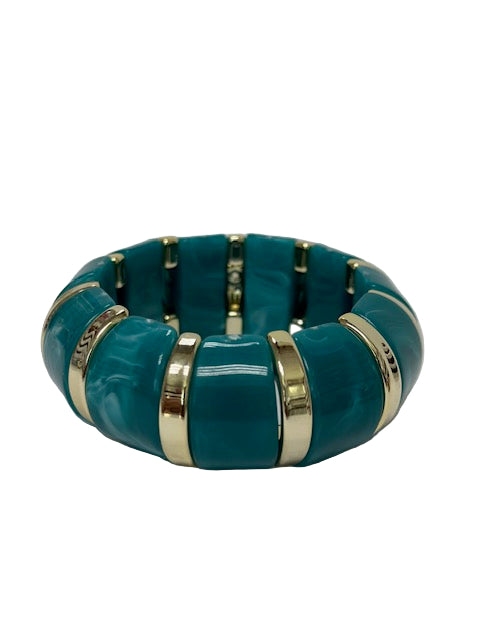 Stretch resin colored bangle ✦ BR-2010 TO BR-2018