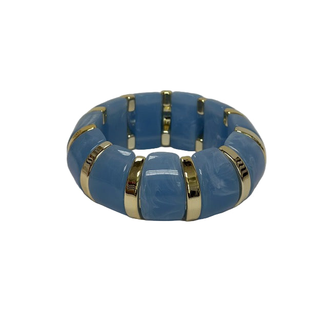 Stretch resin colored bangle ✦ BR-2010 TO BR-2018