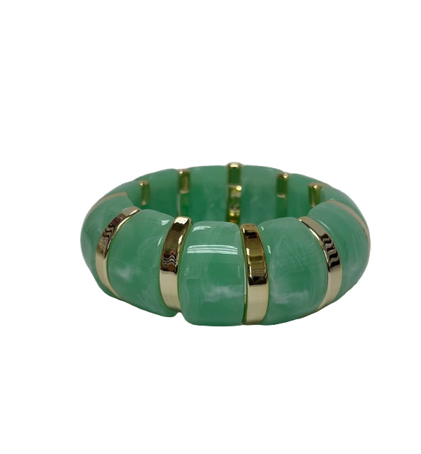 Stretch resin colored bangle ✦ BR-2010 TO BR-2018