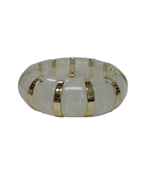Stretch resin colored bangle ✦ BR-2010 TO BR-2018