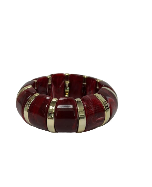 Stretch resin colored bangle ✦ BR-2010 TO BR-2018