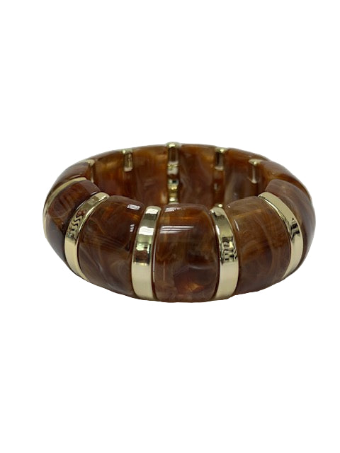 Stretch resin colored bangle ✦ BR-2010 TO BR-2018