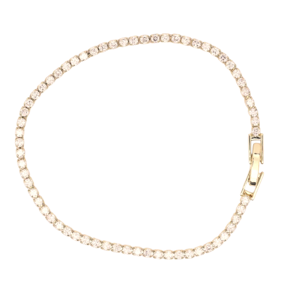 Classic Clear Tennis Chain Bracelet BR-21WA3818
