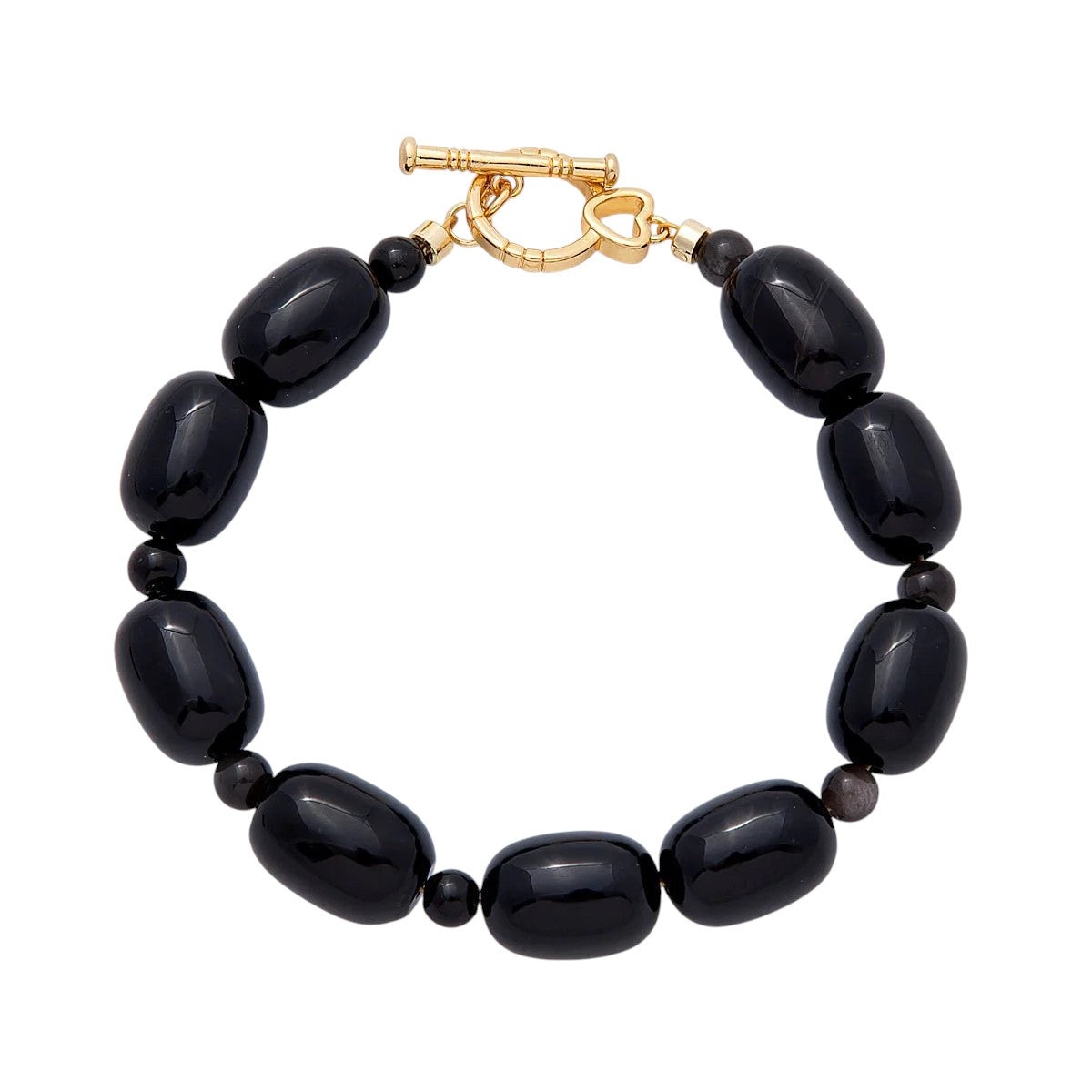 Gemstone Toggle Clasp Bracelet BR-21WA4102-BR-21WA4104