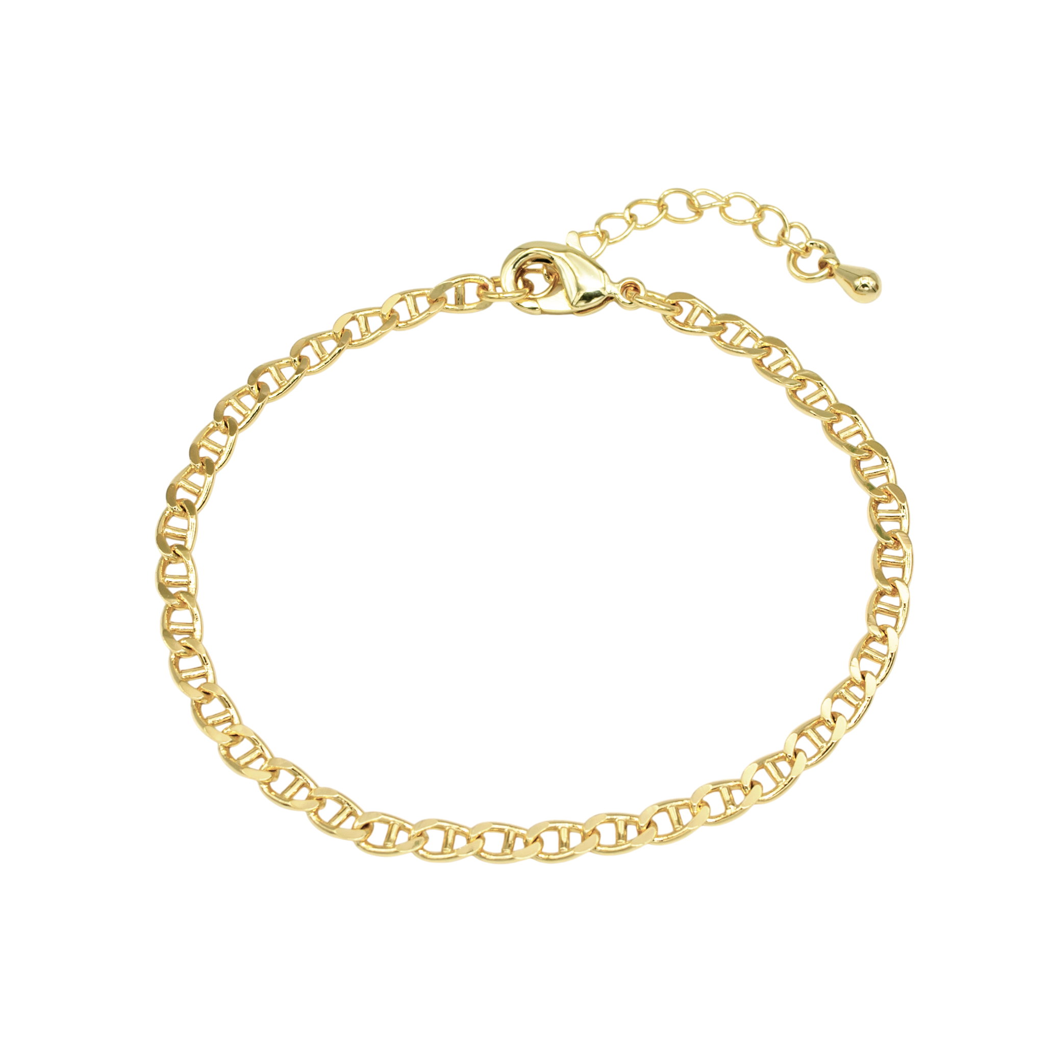 Bold Gold Anchor Bracelet  BR-SJ0146