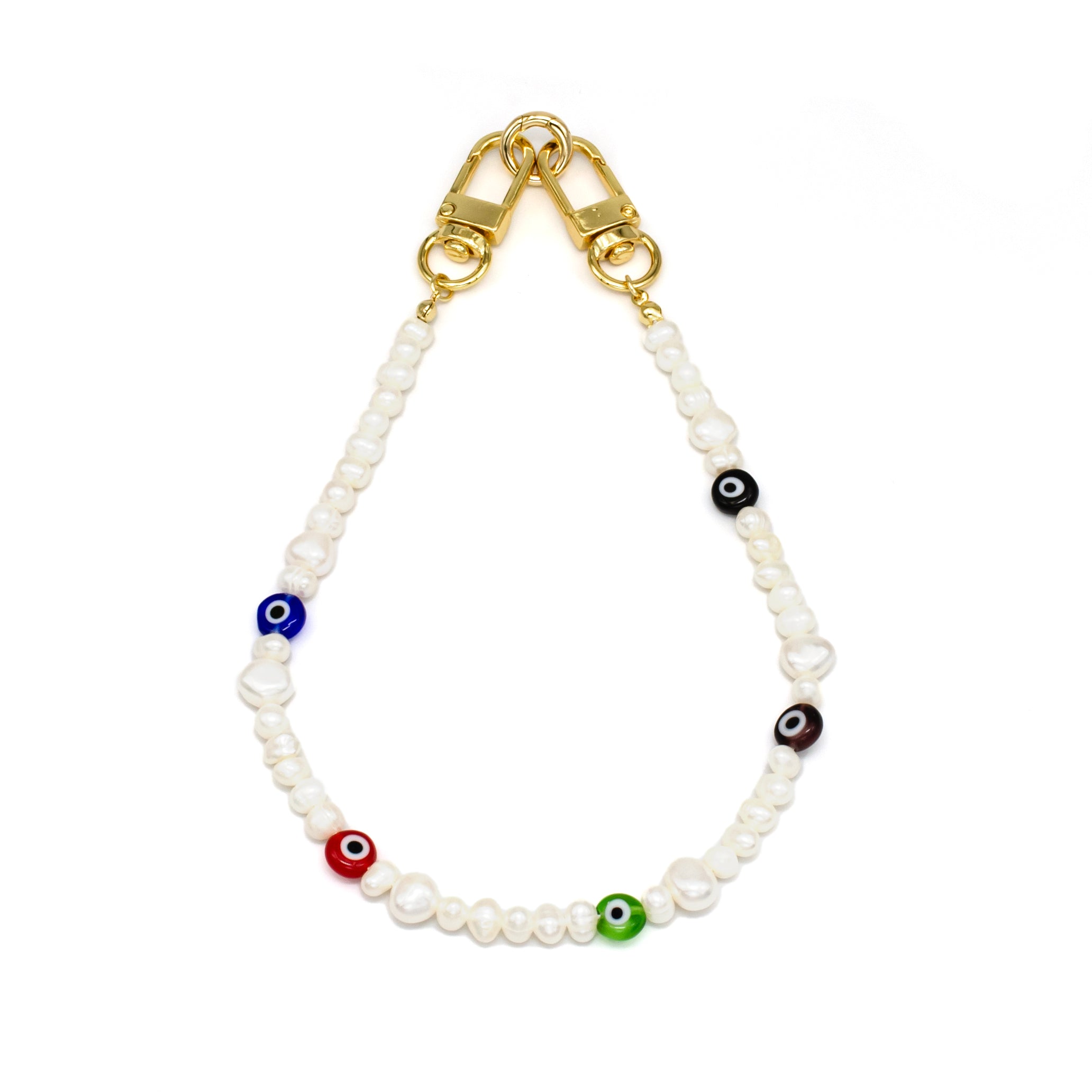 Evil Eye Pearl Bag Charm / Phone Strap CDESIGN-00003