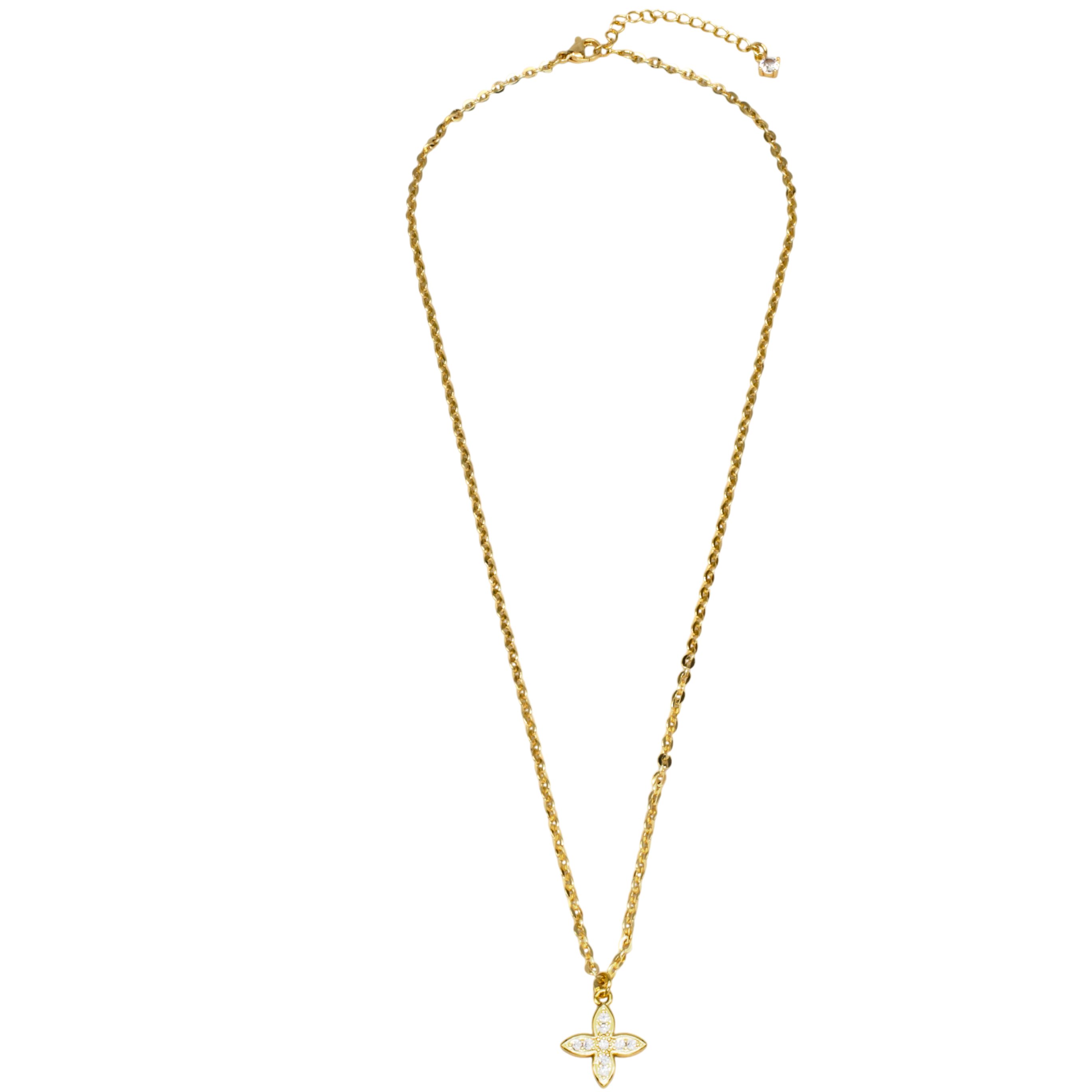 Dainty Gold Star Necklace  NC-SJ0322