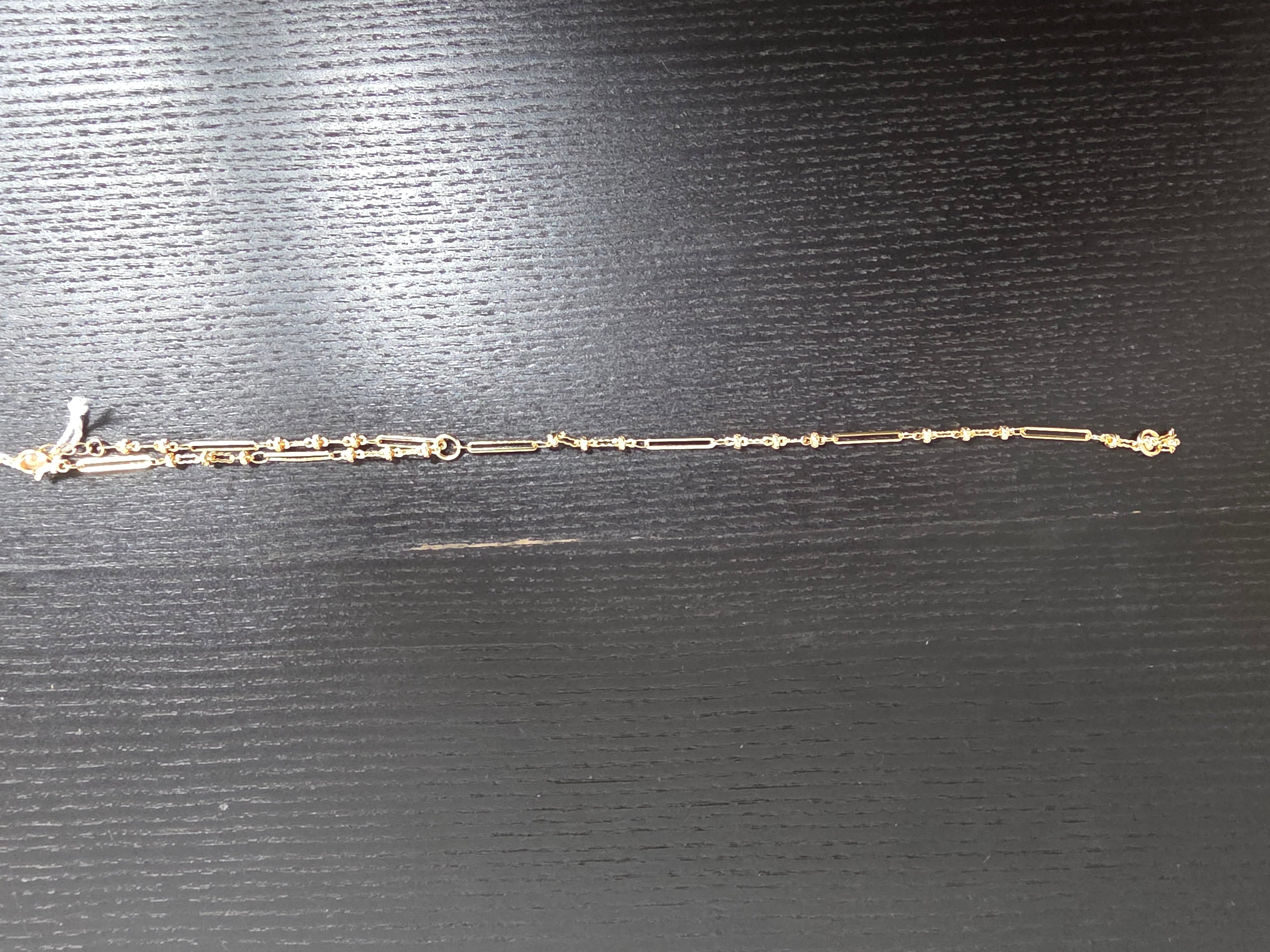 Fine Elongated Hand Chain Gold Finger Bracelet Dainty Minimalist Cable Chain Ring CDESIGN-00422