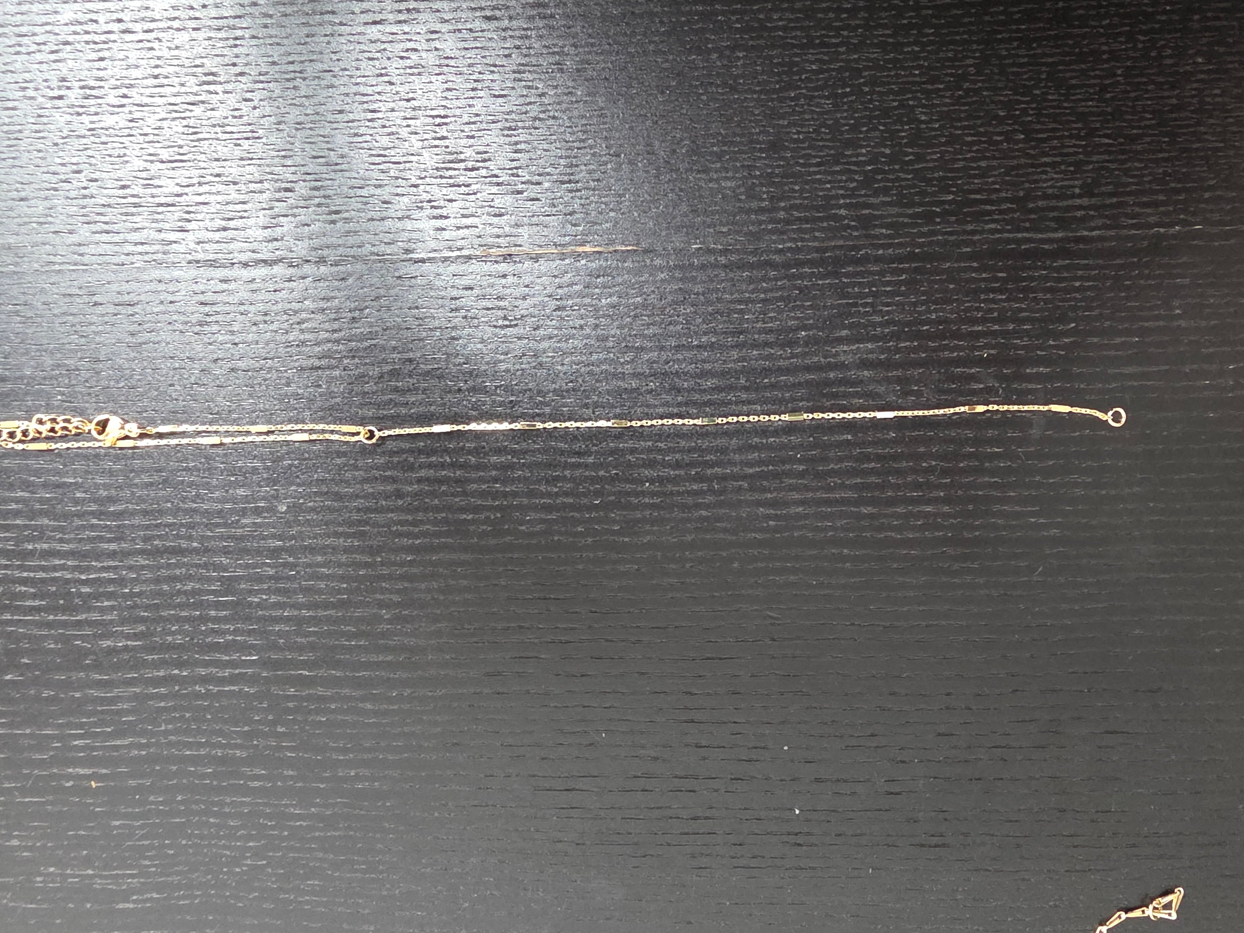Fine Tube Satellite Hand Chain Gold Finger Bracelet Dainty Minimalist Beaded Cable Chain Ring CDESIGN-00424