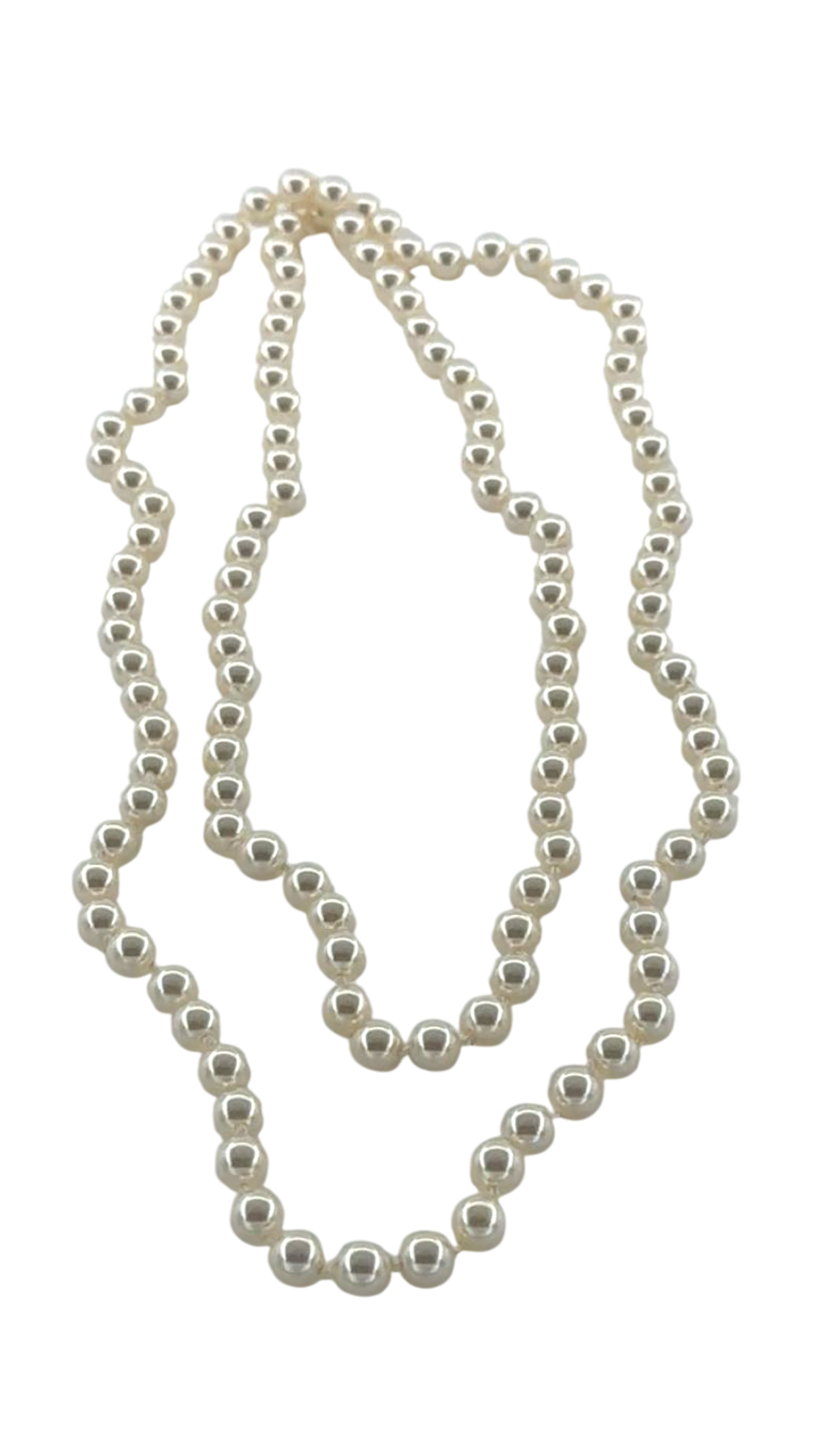 Red and Beige pearl necklaces CN-0321 and CN-0319