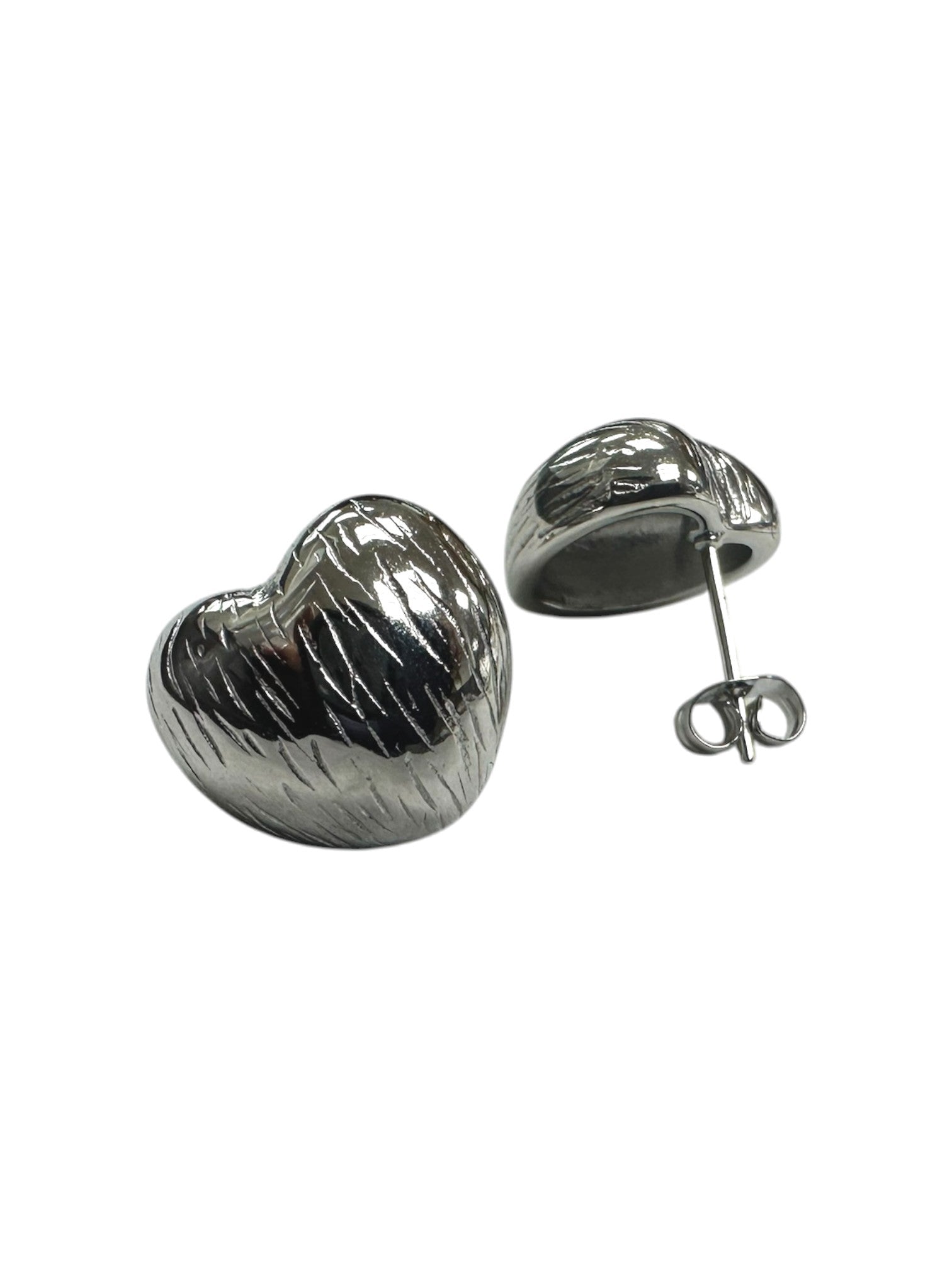 Heart Stainless Steel Stud Earring EA-0372 EA-0373