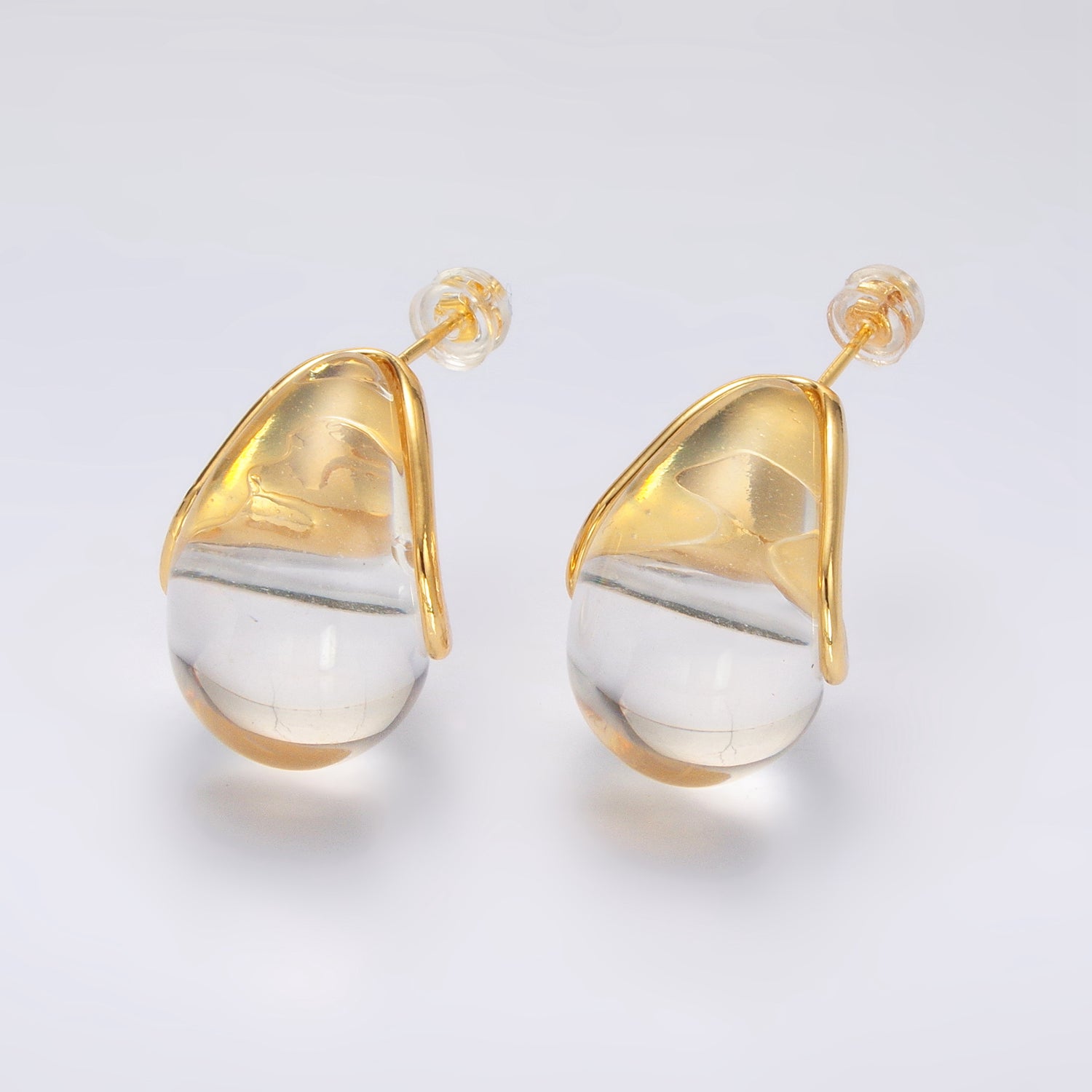 Gold Chunky Gold Aventurine and Other Gemstones Posts Earring-00195 to Earring-00204