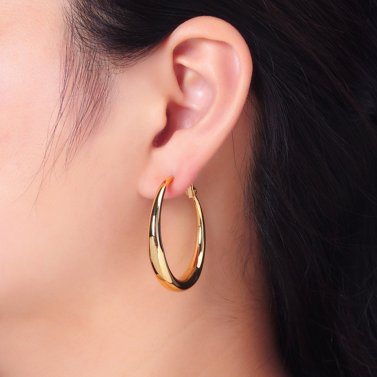 Gold Minimalist Gold or Silver Classic Hoops Earring-00210 Earring-00211