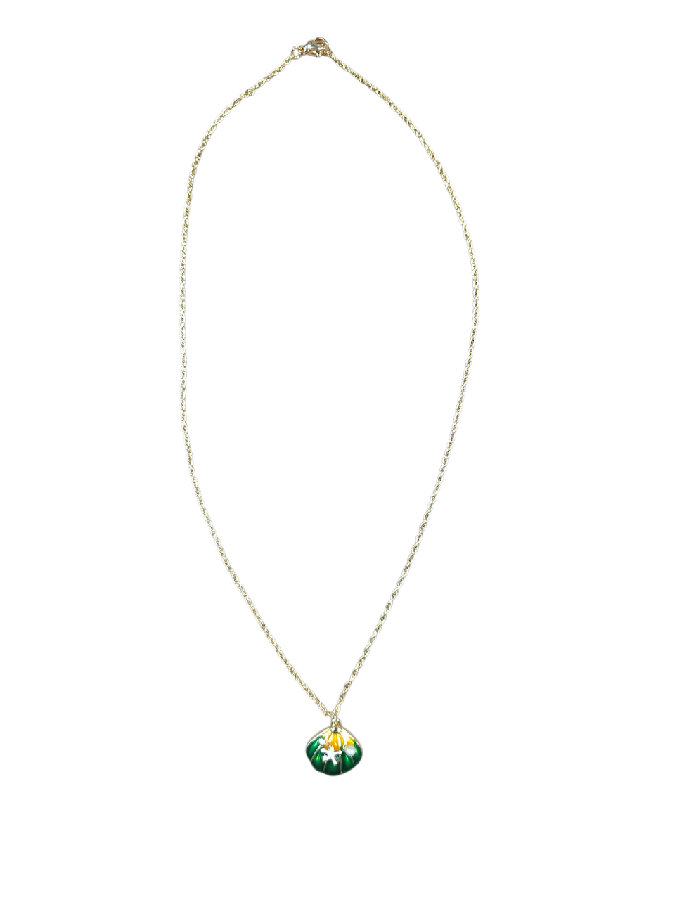 Blue Starfish Scallop Clam Necklace ✦ NC-SJ0484