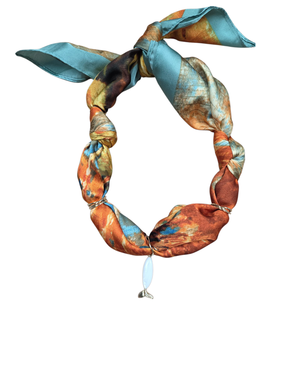 Pearl Fish Scarf Necklace ✦ NC-SJ0464