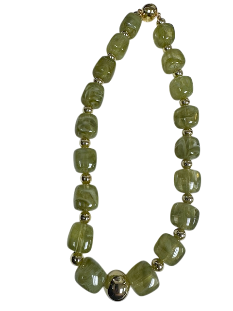 Vibrant Chunky Resin Beaded Necklace NC-2113 NC-2120