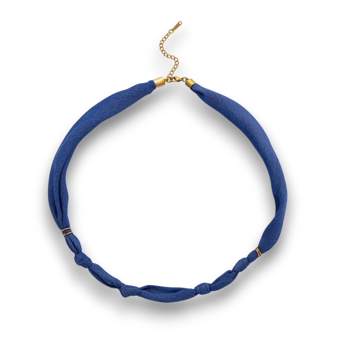 Blue Denim Knot Scarf