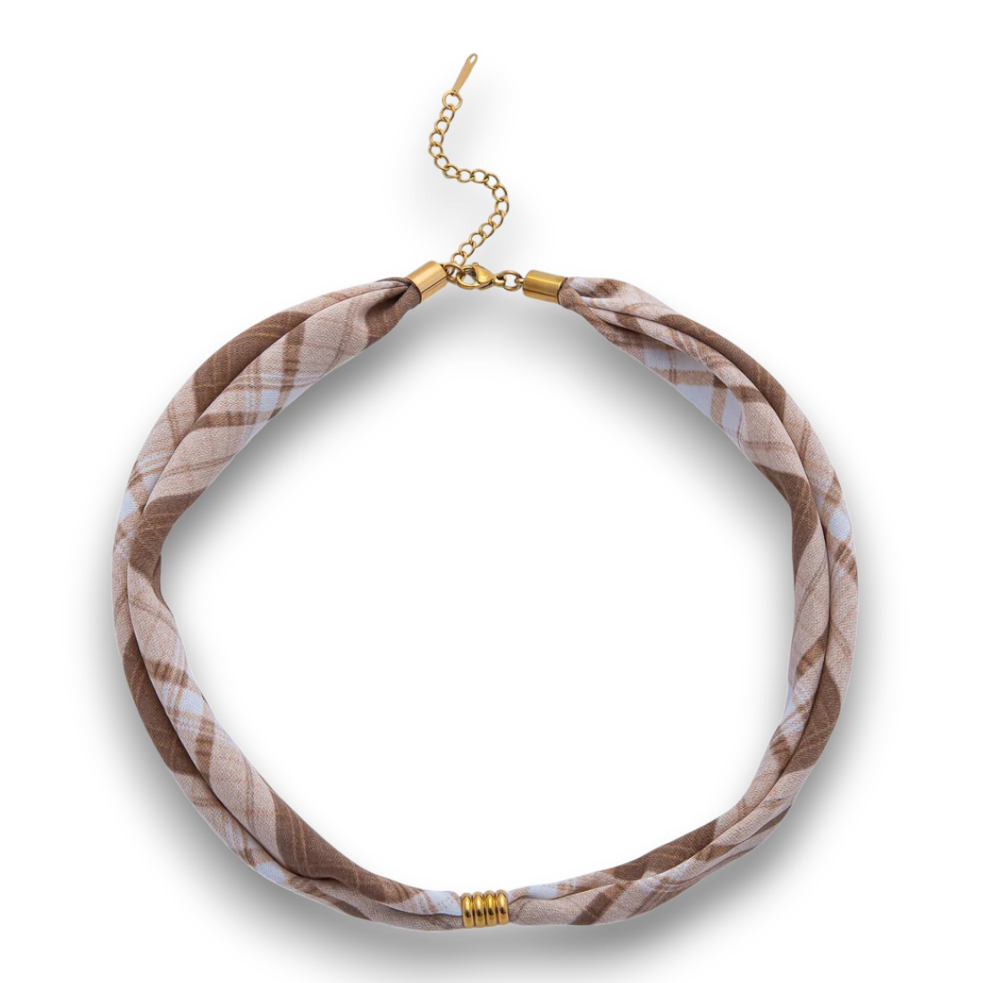 Smooth Faux Silk Scarf necklaces