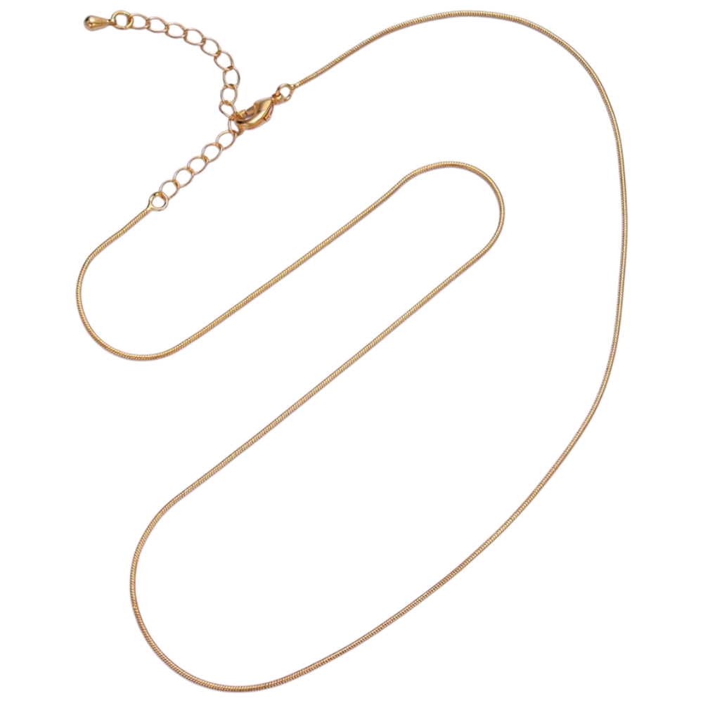 Gold Snake Chain 18 Inch Necklace NC-21WA2470