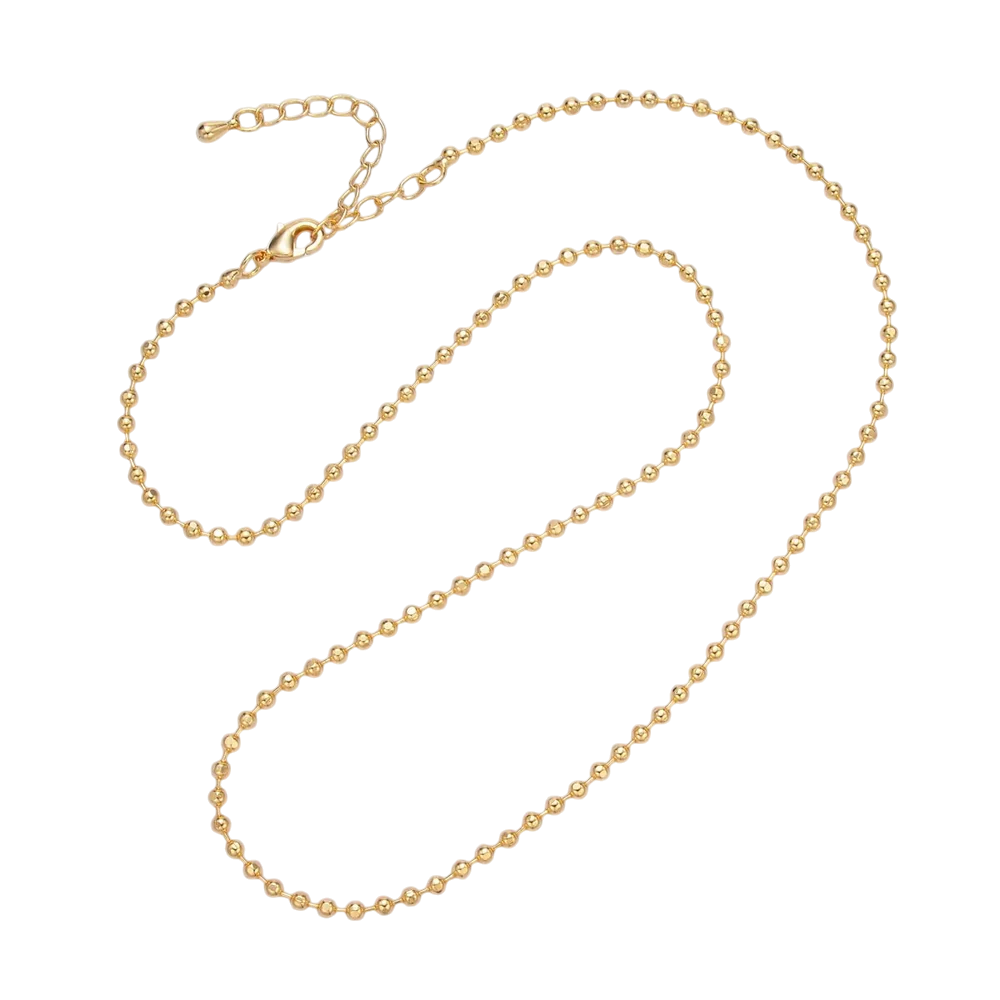 Dainty Ball Bead Necklace NC-21WA3044