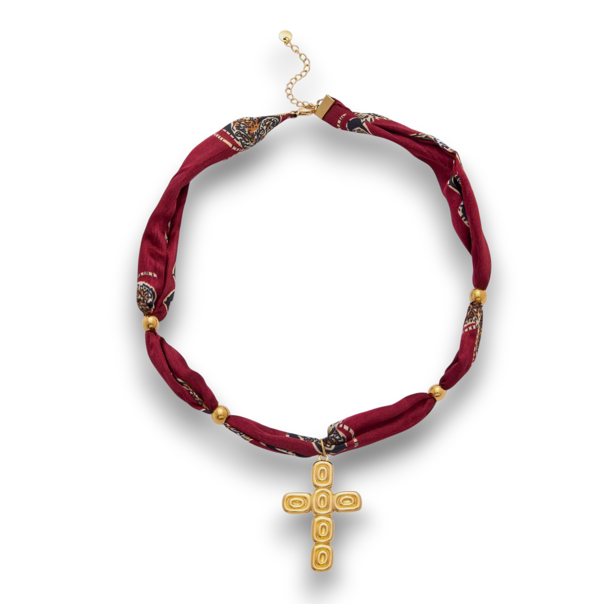 Cross Smooth Silk Scarf NC-21WA3780