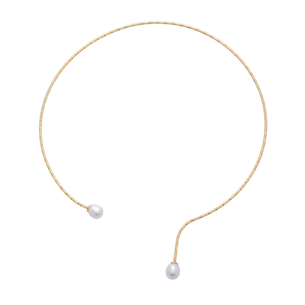 Geometric Edged Collar Necklace NC-21WA3999