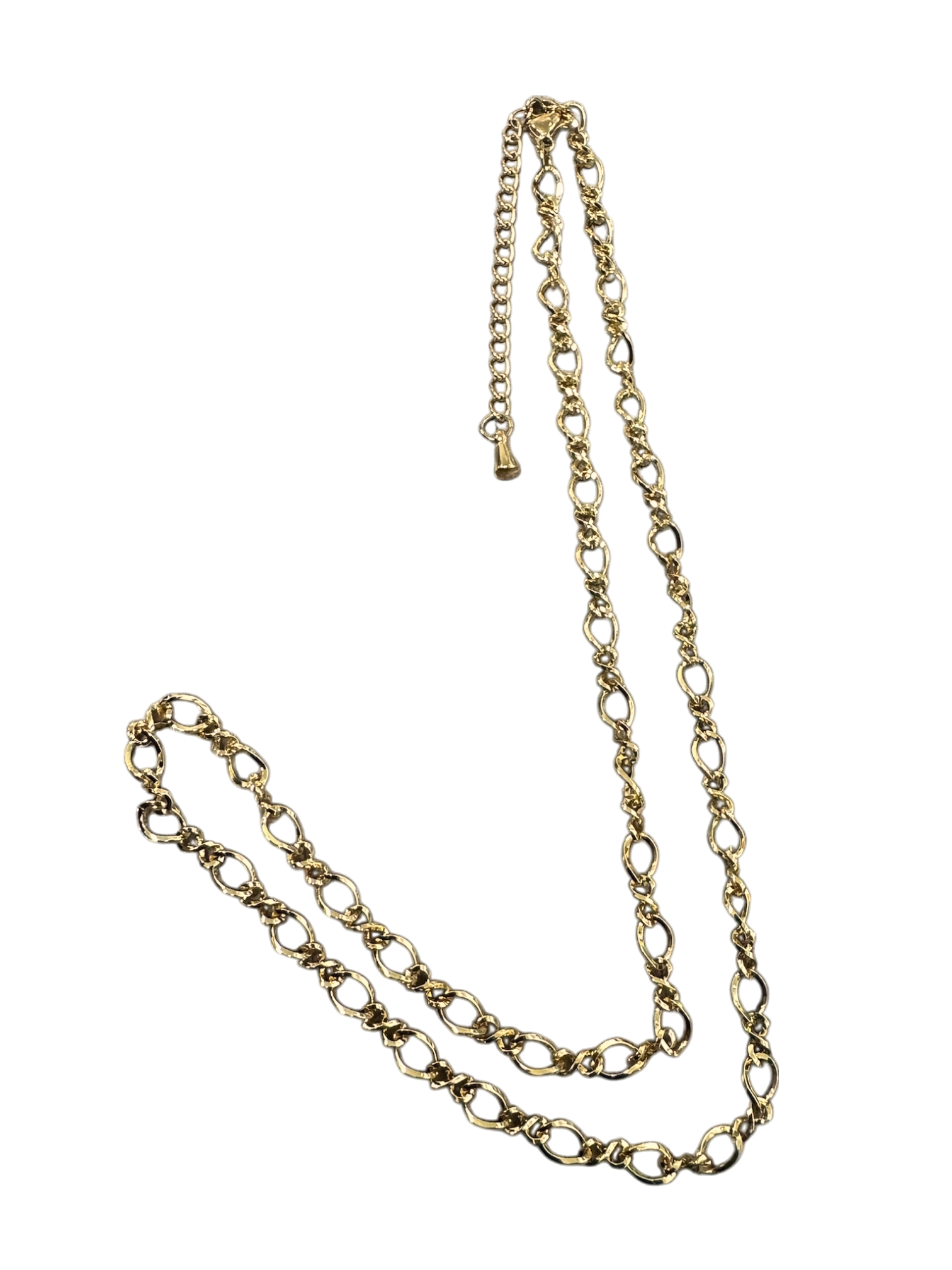 Twist and loop chain necklace NC-SJ2131