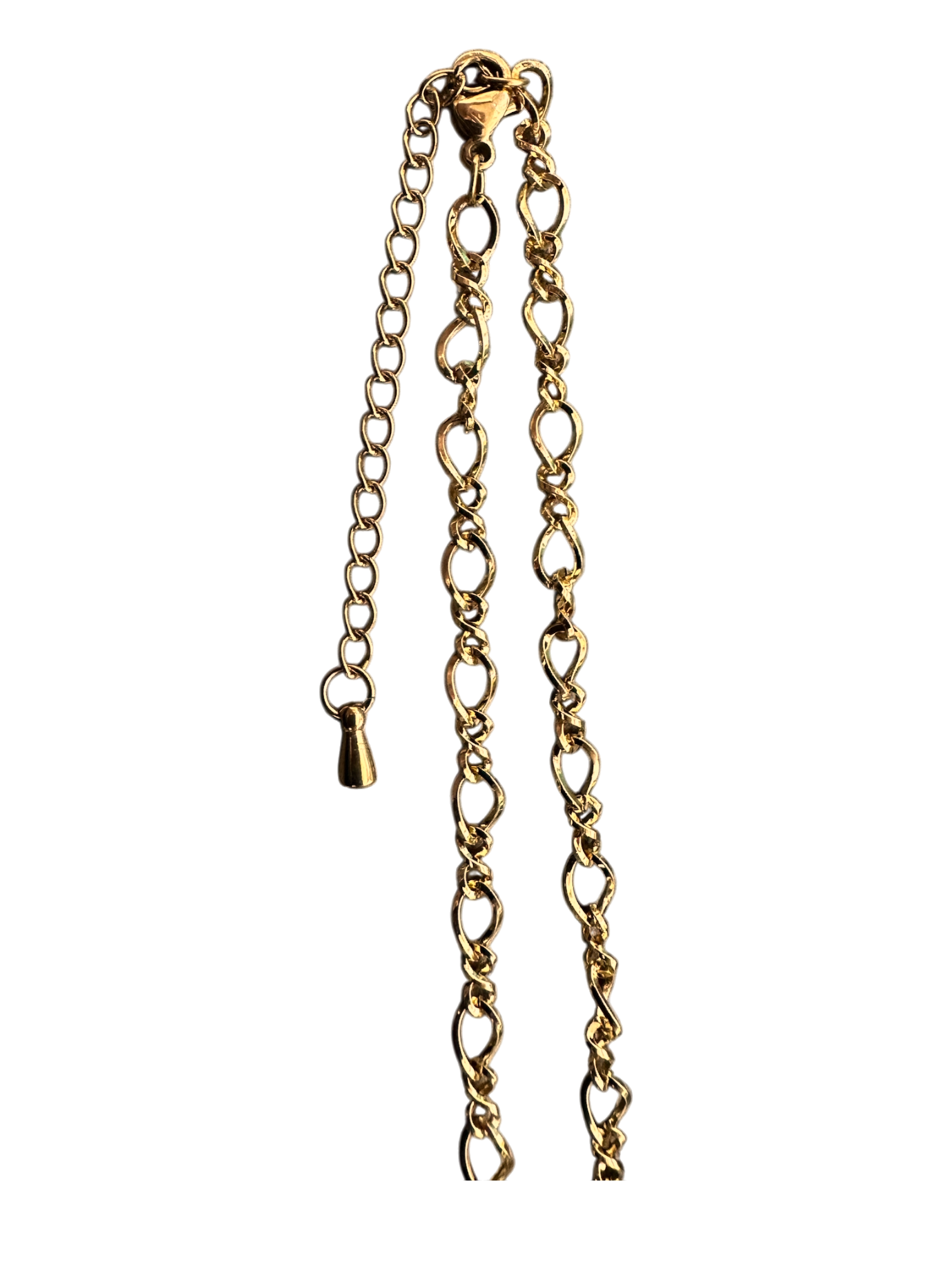 Twist and loop chain necklace NC-SJ2131