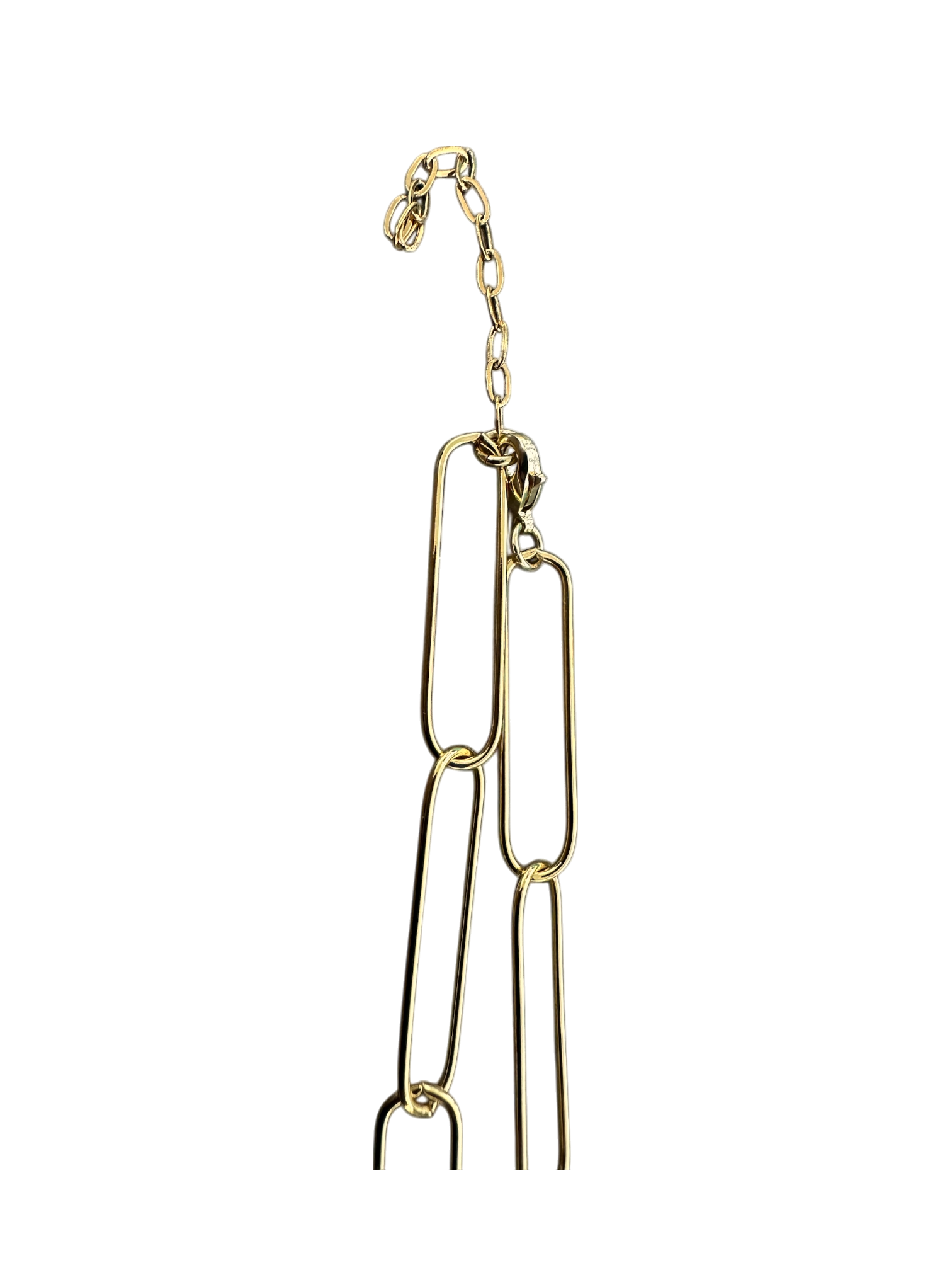 Paper clip chain necklace NC-SJ2134