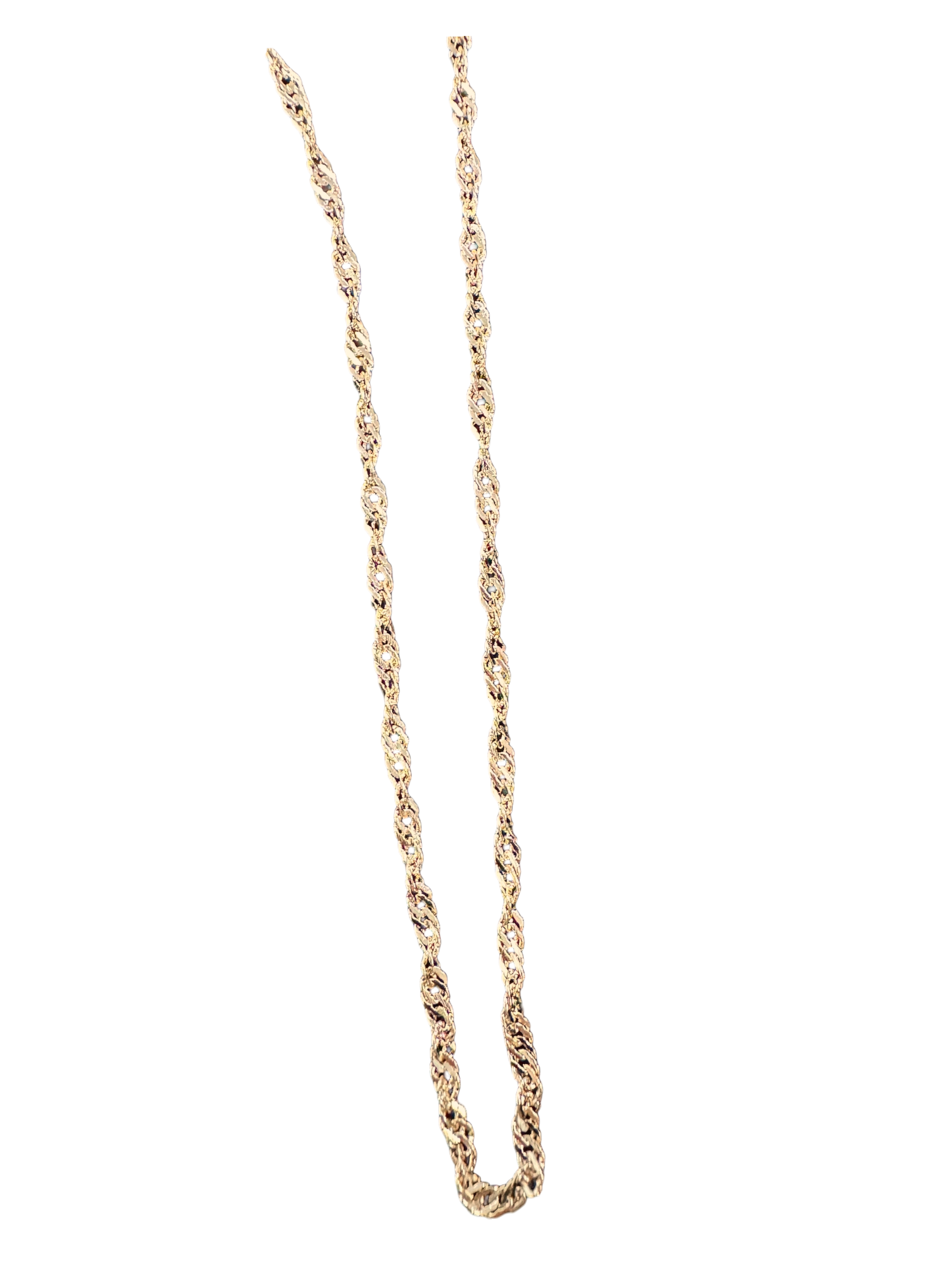 Minimalist interwoven rope chain necklace NC-SJ2142