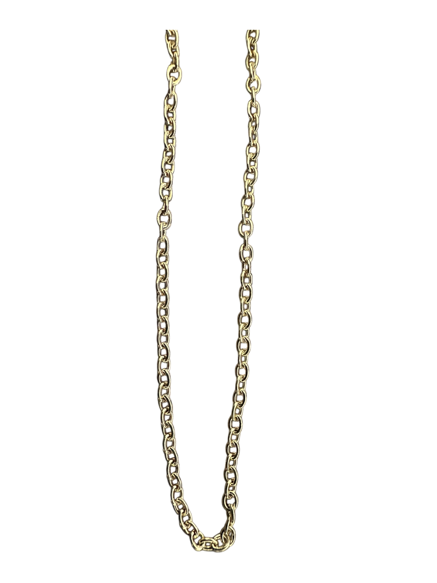 Classic cable link chain necklace NC-SJ2144