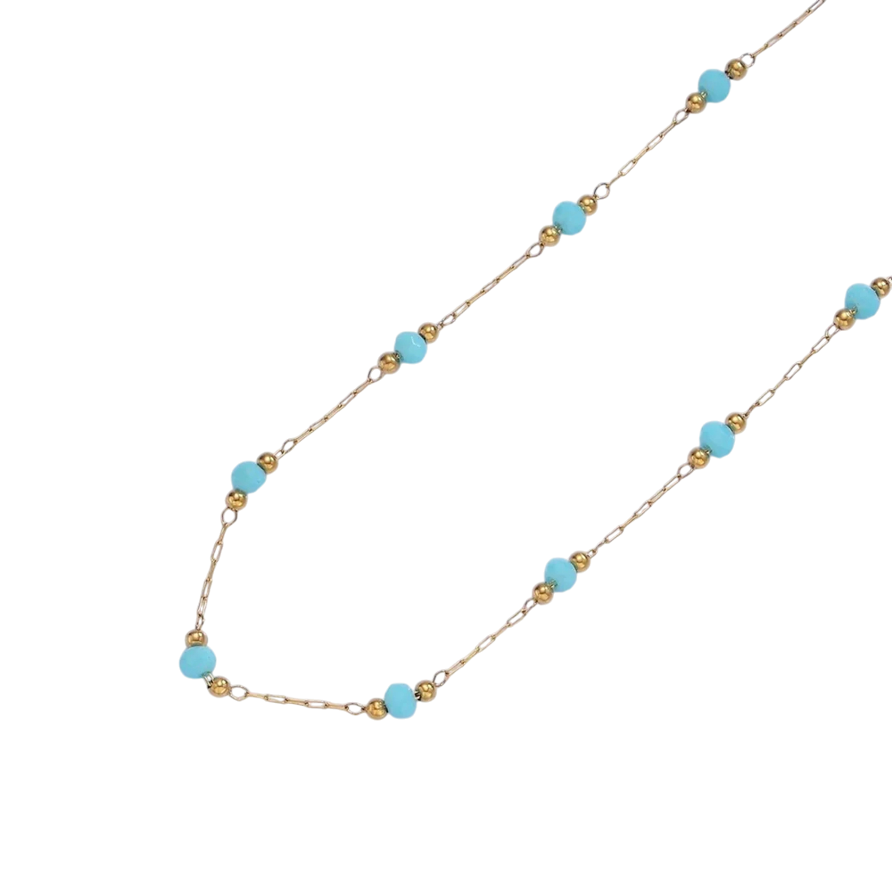 Dainty Multifaceted Bead Satellite necklaces