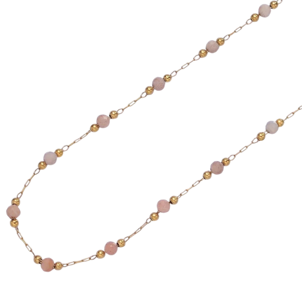 Dainty Multifaceted colored Bead Satellite necklaces NC-SJ2146 - NC-SJ2150
