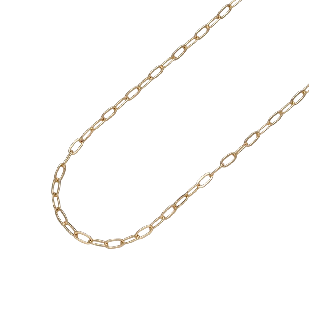 Dainty Paperclip Chain necklace NC-SJ2152